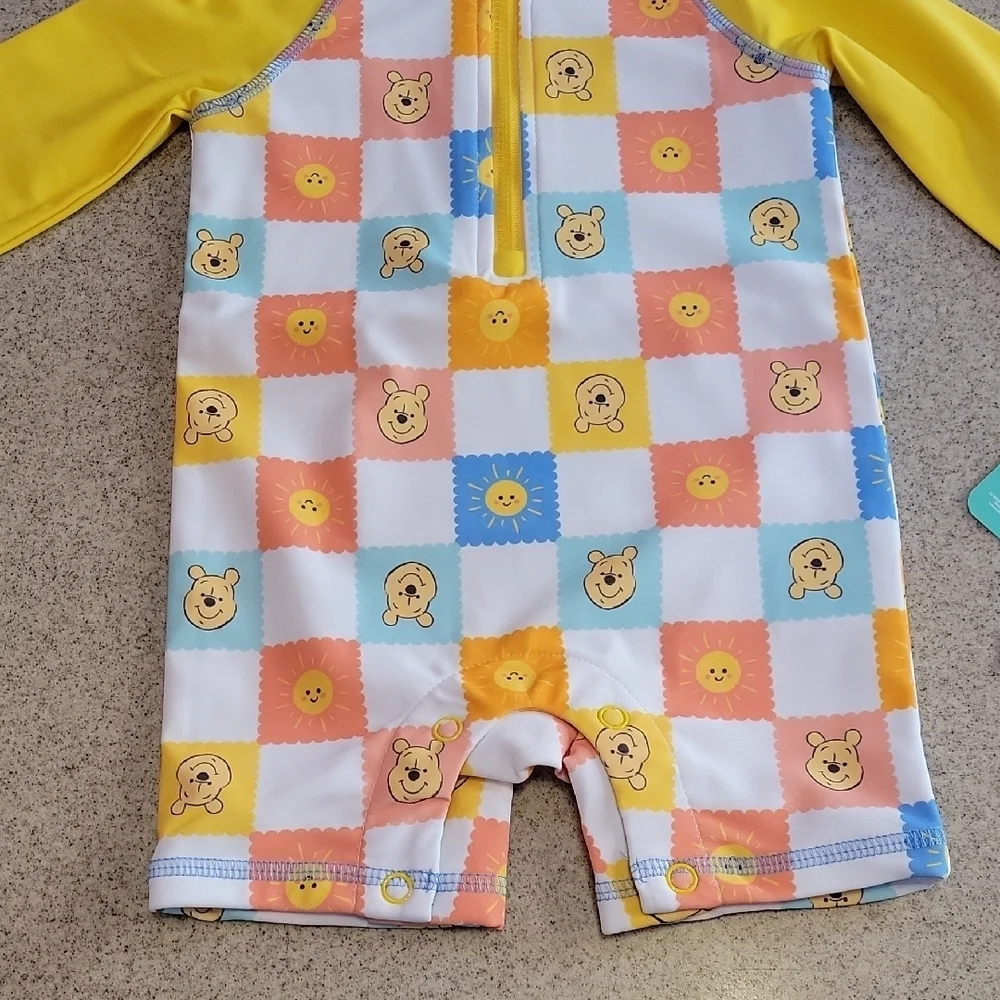 Disney Winnie The Pooh Rashguard Size 12 Months New With Tags